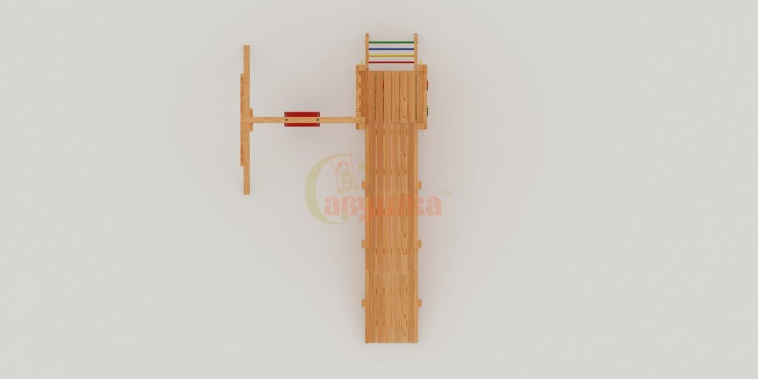 Детская площадка Савушка Мастер 6 с качелями - 4 сезона